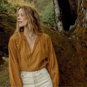 NWT DOEN Justine Top in Sunsoaked Foothills Floral